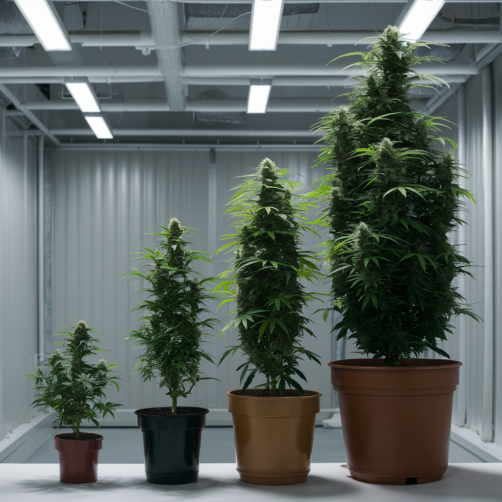 pots size cannabis